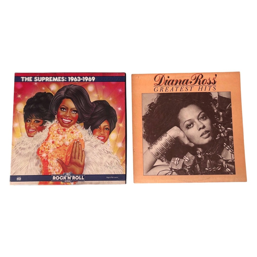 Diana Ross & The Supremes Vinyl 3 LP Record Lot Greatest Hits 1963-1969 Motown